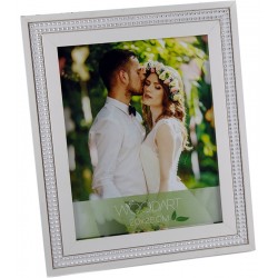 Porta Retrato 20x25cm Strass Branco